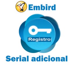 Serial adicional Embird 2015 e 2017 para 8 (Instalaes) 