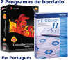 KIT Wilcom E2.0 + Pedesign 11 Programas de bordado